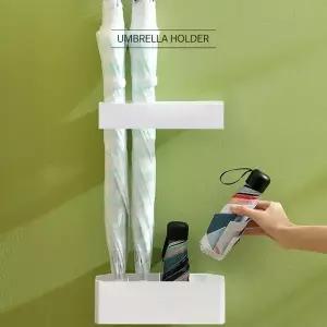 [하프클럽/]모던 디자인 우산 보관함 부착형 정리함 걸이