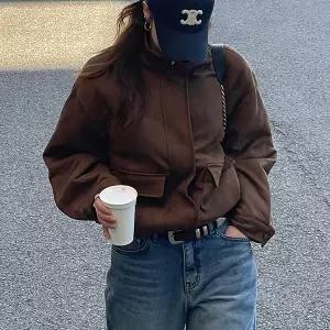 [난닝구] 아넨뜨 스웨이드점퍼