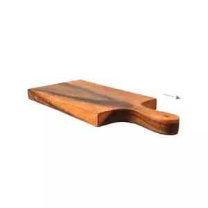 직사각 FR74DU14 아카시아 손잡이 플레이팅도마(소)