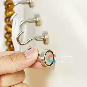 10mm자석걸이 자석다용도걸이 10개입 10mm 미니자석후크 (WFKC510)