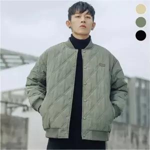 퀼팅 아우터 남자 경량 겨울 깔깔이패딩 누빔 사무실 보온