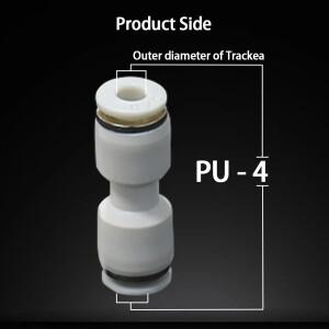 호환 Bambu X1 P1P 3D 프린터용 PTFE 튜브  커넥터 1.75mm 필라멘트 압출기용 부품용)