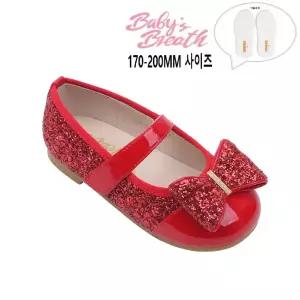 [토박스] [인솔증정] 베이비브레스 엘리샤 레드 키즈 여아 아동 구두 플랫 BBKCD1TSEL11 BBKCD1TSEL11RED