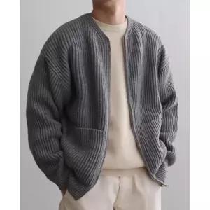 [하프클럽/]남성 포켓 집업 가디건 1P 남친룩 데이트 패션 긴팔