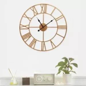 빈티지 로마숫자 무소음 벽시계(50cm)거실 원형벽시계 (KYR-WC2CC2E)