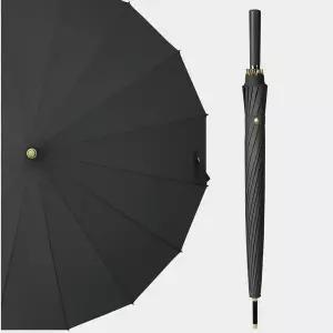 [하프클럽/]예쁜우산 16K 튼튼한 장우산 블랙 자동