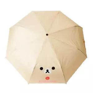 [하프클럽/]캐릭터 디자인 수동 우산 3단 아동용 장우산 아이보리 색상