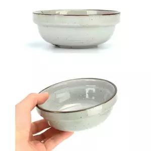 도자기 UX86JC00 한정식 대접 후식그릇 죽그릇 11.7x4.5cm 6호