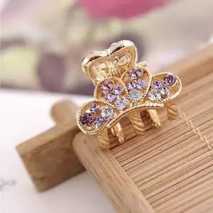 [하프클럽/셀러허브_여성트랜드패션]포인트 헤어 집게헤어핀 반묶음 미니