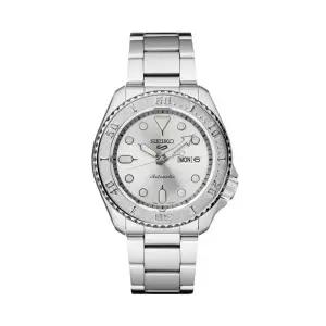 [세이코알바]세이코 5 스포츠 오토매틱 화이트 실버 남성시계 SRPE71K1
