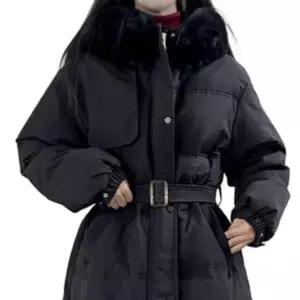 여성 여자 겨울 퍼 후드 웰론 데일리 롱 패딩 점퍼 아우터 3color