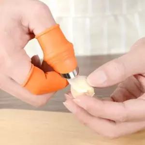 야채다듬기 손가락골무 1+5 마늘 봄나물 다듬기 원예농사 생강까기