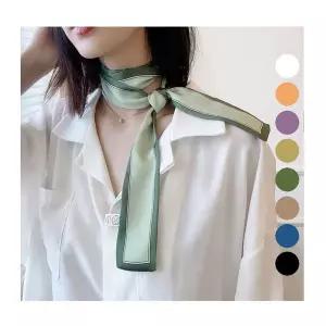 [하프클럽/]깔끔하고 고급스런 모조실크 캔디 롱 스카프
