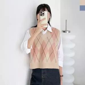 겨울니트베스트 아가일니트베스트 도톰니트베스트 캐주얼니트베스트