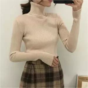 이너 여성 반목니트티 니트 겨울니트 하이넥 목폴라 5색 슬림핏 골지 기본