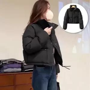 크롭패딩 경량 데일리 겨울코디 여자숏 점퍼 패션 보온 따뜻한 패딩 짧은숏패딩 여자 경량 보온 패딩 커플