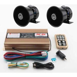 자동차 확성기 구급차 무선 마이크 제어 메가폰 120W 사이렌 미니큐브사이렌 가솔린 경보