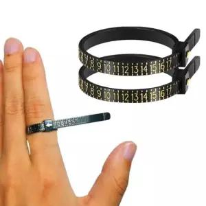 손가락 줄자 반지 호수 사이즈 측정기 링게이지 측정 (WFKBRR3)