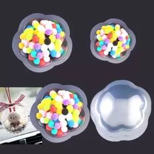 고품질 DIY투명재료 PVC장식소재 10개입 스노우볼반구 PVC소재 (WFKDG25)