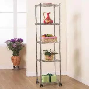 고품질 350mm 350mm철제선반 5단수납선반 다용도선반 다용도메탈선반 (WFKDJ37)