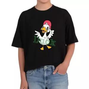 오버핏반팔티 duck 빨간모자 오리 노란부리 다양한색상 전사이즈 (WFKC7LU)