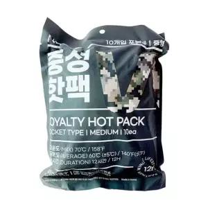 충성 위니스트 프리미엄 포켓형 핫팩 중형 10입
