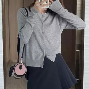 여성 기본 니트 가디건 긴팔 코트 스웨터 루즈핏 카디건 여자 코디 간절기 자켓 하객룩 하객 20대 오피스