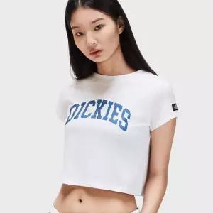 디키즈 아치 로고 크롭 티셔츠 White 187599