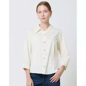 [하프클럽/레노마레이디]슬림핏 셔츠 블라우스-CF11ST020