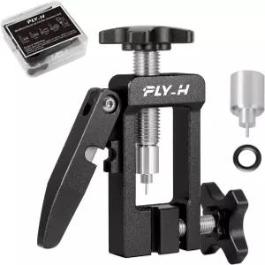 FLY_H 자전거 브레이크 유압 호스 피팅 삽입 도구 니들 드라이버 라인 튜브 진입 장치 절단 도구의 MTB