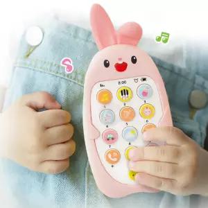 사운드 소리자극 장난감 토끼캐릭터 아기핸드폰 완구 집중력발달 조카선물 전화기