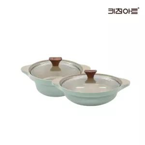 키친아트 와이즈 IH 인덕션용 세라믹코팅 냄비세트 2종I(양수20+전골24)