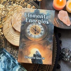 원소 에너지 오라클 카드 덱, 자기 발견과 독서를 위한 내구성이 뛰어난 상자가 포함된 78장, 12*7cm, 게임