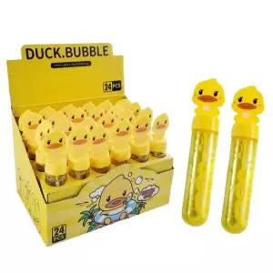 어린이 완구 미니 비눗방울 스틱 버블 놀이 24개입 (오리)야외놀잇감 캐릭터 비누세트 단체선물 판촉물 비
