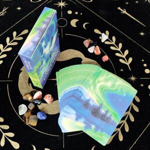 유니콘의 오라클 카드 44 타로 영어 점술 에디션 덱 보드 게임