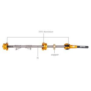 호환 ZTTO MTB 도로 자전거 퀵 릴리스 꼬치 초경량 차축 편심 QR 9mm 휠 100 135 Ti 사이클링 허브 부품