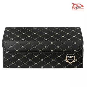 TKB VIP 럭셔리 트렁크 정리함 대형박스 수납 차량용 자동차 가죽 케이스 수납함