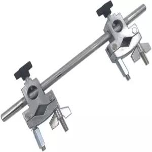 TUOREN 드럼 멀티 클램프 조절 가능한 이중 랙 스트레이트 로드 심벌 스탠드 세트 장착
