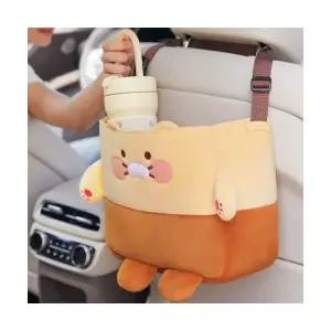 카카오프렌즈 차량용 헤드레스트 수납바구니 춘식이