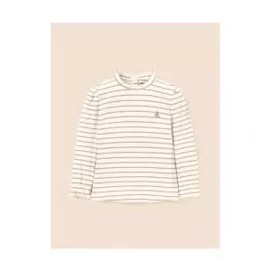 빈폴 키즈 간절기 스트라이프 골지 티셔츠 브라운 (BI5841G02D) 309402