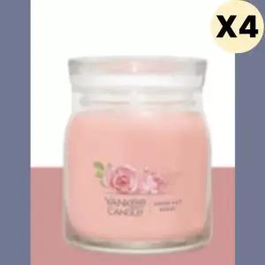 양키캔들 로즈 자캔들 M 향초 집들이 생일 선물 X4