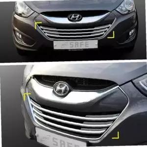 투싼IX 라디에이터 그릴 몰딩 크롬 광택 튜닝 몰딩