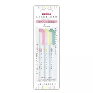 제브라 마일드라이너 형광펜 WKT7-3C-N 3색 개(1개입) (WFKFOLV)