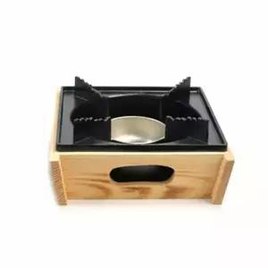 음식 보온 1인용 우드 워머기 대 미니 화로 고체 버너