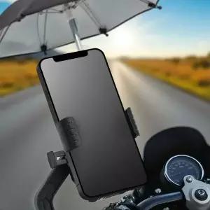 라이더썬 오토바이 우산 스마트폰 거치대 백미러 타입