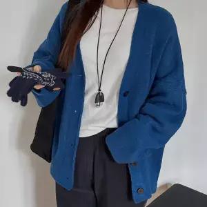 [빅사이즈]이블렛 멘튜아 버튼 니트 가디건 제이스타일