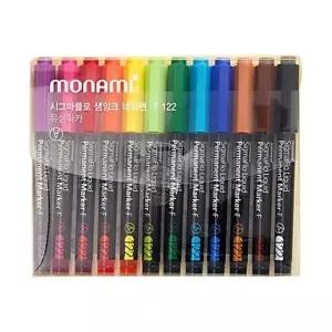 모나미 시그마플로 생잉크 네임펜 F122 12색세트 타(12개입) (WFKFLPP)