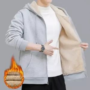 남녀공용 융털 양털 뽀글이 후드집업 루즈핏 후드티 자켓 후리스 빅사이즈