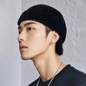 골지 숏비니 여성 남성 커플모자 무지비니 챙없는모자