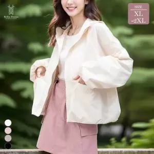 벨라도나 사계절 여성 데일리룩 루즈핏 경량 바람막이자켓 윈드점퍼 러닝